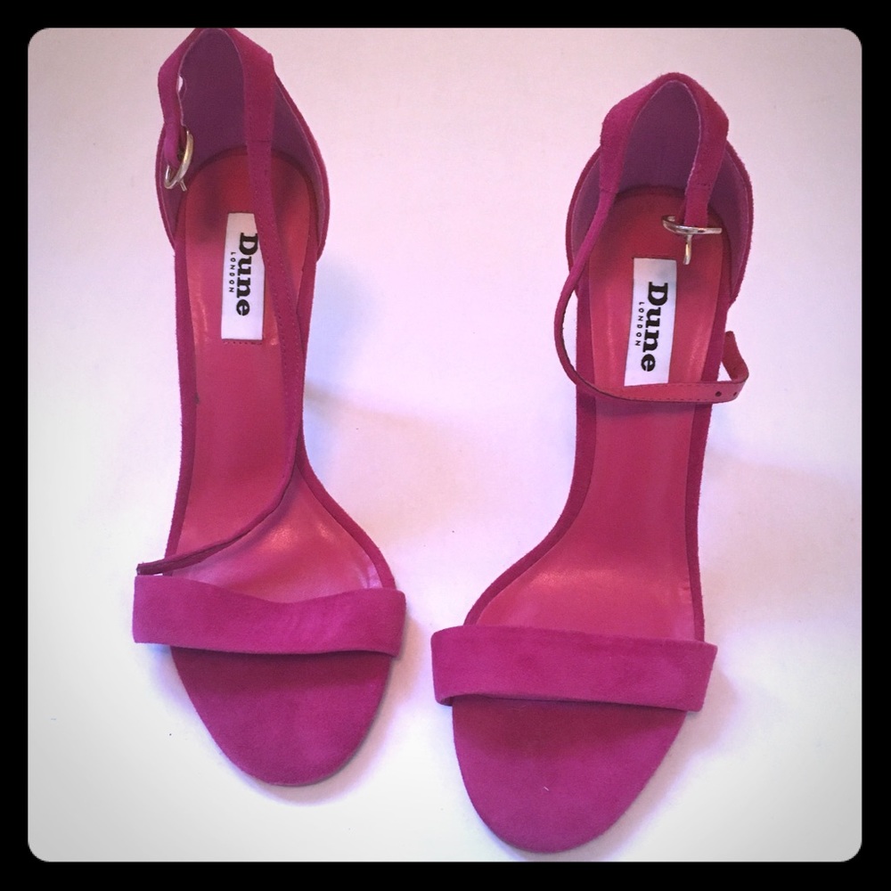 Dune London pink strappy sandal sz.7